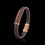 Double Bracelet Gladius, Red Gold