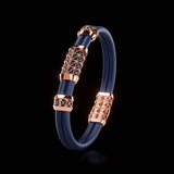 Double Bracelet Gladius, Red Gold