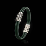 Double Bracelet Gladius, Platinum, 45 Diamonds