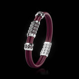 Double Bracelet Gladius, White Gold
