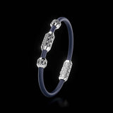 Single Bracelet Amphora, White Gold