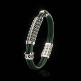 Double Bracelet Gladius, Platinum, 37 Diamonds