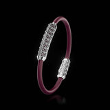 Single Bracelet Gladius, White Gold