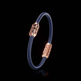 Single Bracelet Amphora, Red Gold, 16 Diamonds