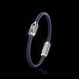Single Bracelet Amphora, White Gold, 22 Diamonds