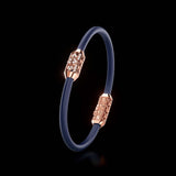 Single Bracelet Amphora, Red Gold, 28 Diamonds
