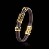 Double Bracelet Gladius, Yellow Gold