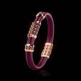 Double Bracelet Gladius, Red Gold