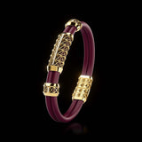 Double Bracelet Gladius, Yellow Gold, 29 Diamonds
