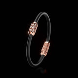 Single Bracelet Amphora, Red Gold, 28 Diamonds