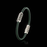 Single Bracelet Gladius, Platinum, 15 Diamonds