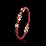 Single Bracelet Amphora, Red Gold, 40 Diamonds