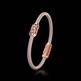 Single Bracelet Amphora, Red Gold, 28 Diamonds