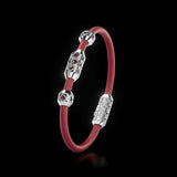 Single Bracelet Amphora, White Gold, 28 Diamonds