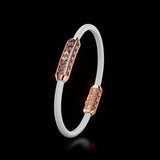 Single Bracelet Amphora, Red Gold, 52 Diamonds