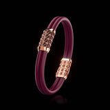 Double Bracelet Gladius, Red Gold