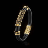 Double Bracelet Gladius, Yellow Gold