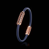 Single Bracelet Amphora, Red Gold, 46 Diamonds