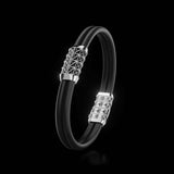 Double Bracelet Gladius, White Gold