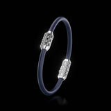 Single Bracelet Amphora, White Gold