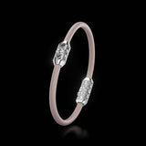 Single Bracelet Amphora, White Gold, 22 Diamonds