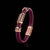 Double Bracelet Gladius, Red Gold, 63 Diamonds