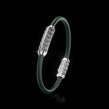 Single Bracelet Gladius, White Gold, 23 Diamonds