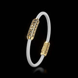 Single Bracelet Amphora, Yellow Gold, 52 Diamonds