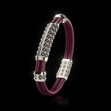 Double Bracelet Gladius, Platinum, 37 Diamonds