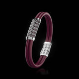 Double Bracelet Gladius, White Gold