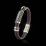 Double Bracelet Gladius, Platinum, 29 Diamonds
