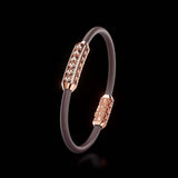 Single Bracelet Amphora, Red Gold, 64 Diamonds