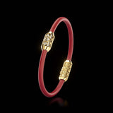 Single Bracelet Amphora, Yellow Gold, 28 Diamonds