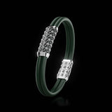 Double Bracelet Gladius, White Gold