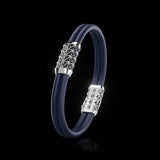 Double Bracelet Gladius, White Gold