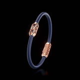 Single Bracelet Amphora, Red Gold, 22 Diamonds