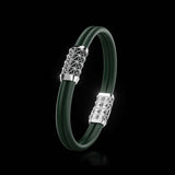 Double Bracelet Gladius, White Gold