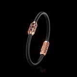 Single Bracelet Amphora, Red Gold, 16 Diamonds