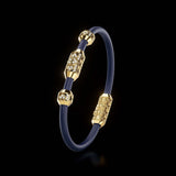 Single Bracelet Amphora, Yellow Gold, 46 Diamonds