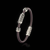 Single Bracelet Gladius, Platinum, 21 Diamonds