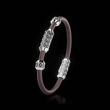 Single Bracelet Gladius, White Gold
