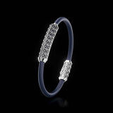 Single Bracelet Gladius, White Gold