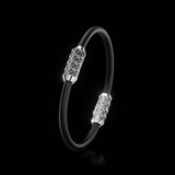 Single Bracelet Gladius, White Gold
