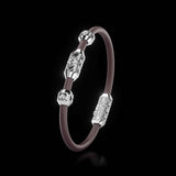 Single Bracelet Amphora, White Gold, 40 Diamonds