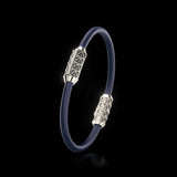 Single Bracelet Gladius, Platinum, 15 Diamonds