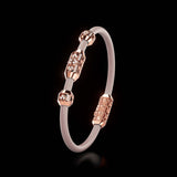 Single Bracelet Amphora, Red Gold, 46 Diamonds