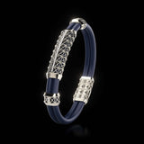 Double Bracelet Gladius, Platinum, 37 Diamonds