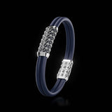 Double Bracelet Gladius, White Gold