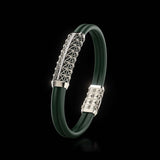 Double Bracelet Gladius, Platinum, 31 Diamonds