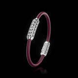 Single Bracelet Amphora, White Gold, 64 Diamonds